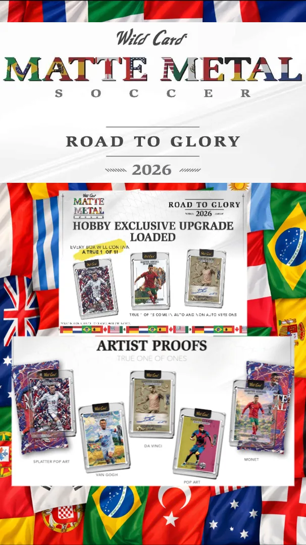 NEW RELEASE - 2026 Wild Card Matte Metal Soccer Road to Glory Case Btreak + FREE BREAK FOR ALL