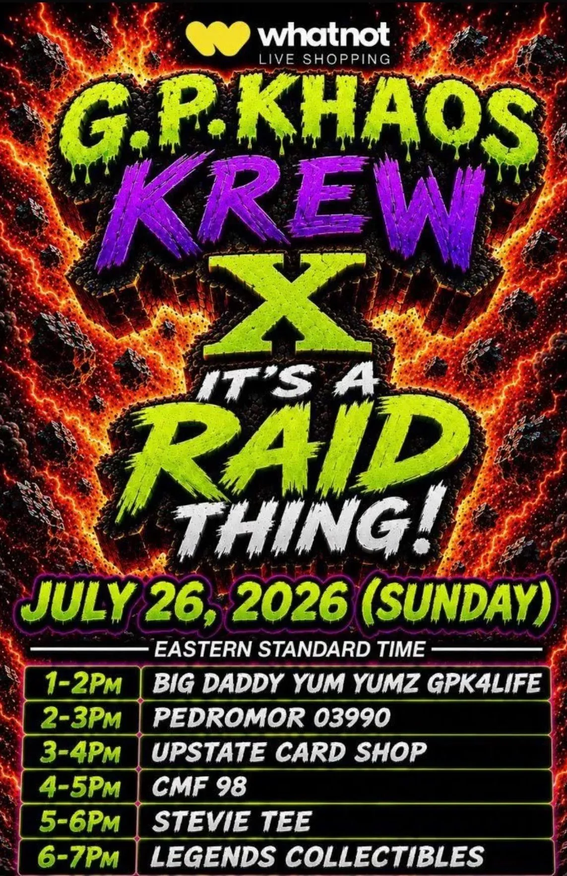Thumbnail for live show