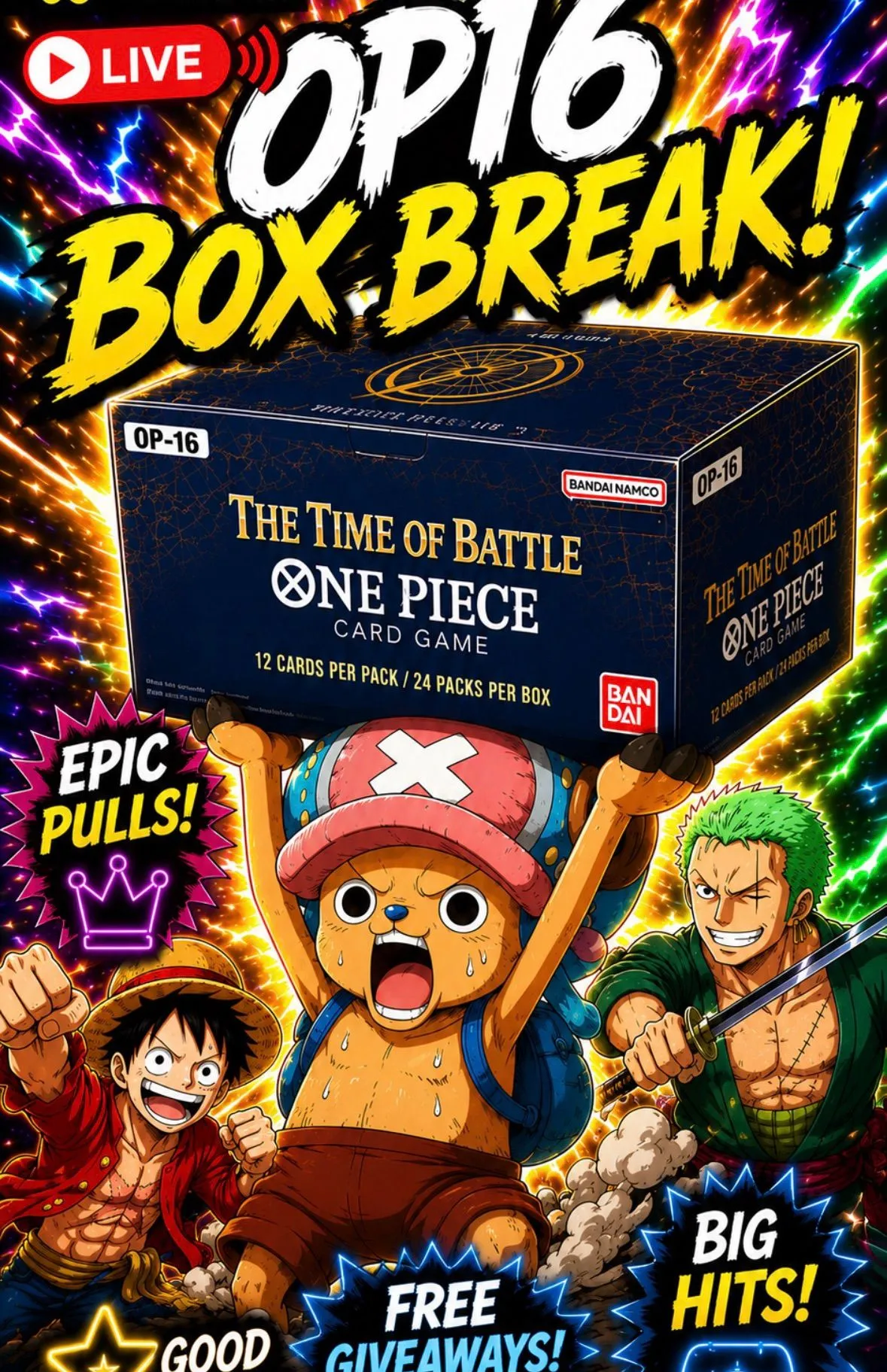 Thumbnail for live show