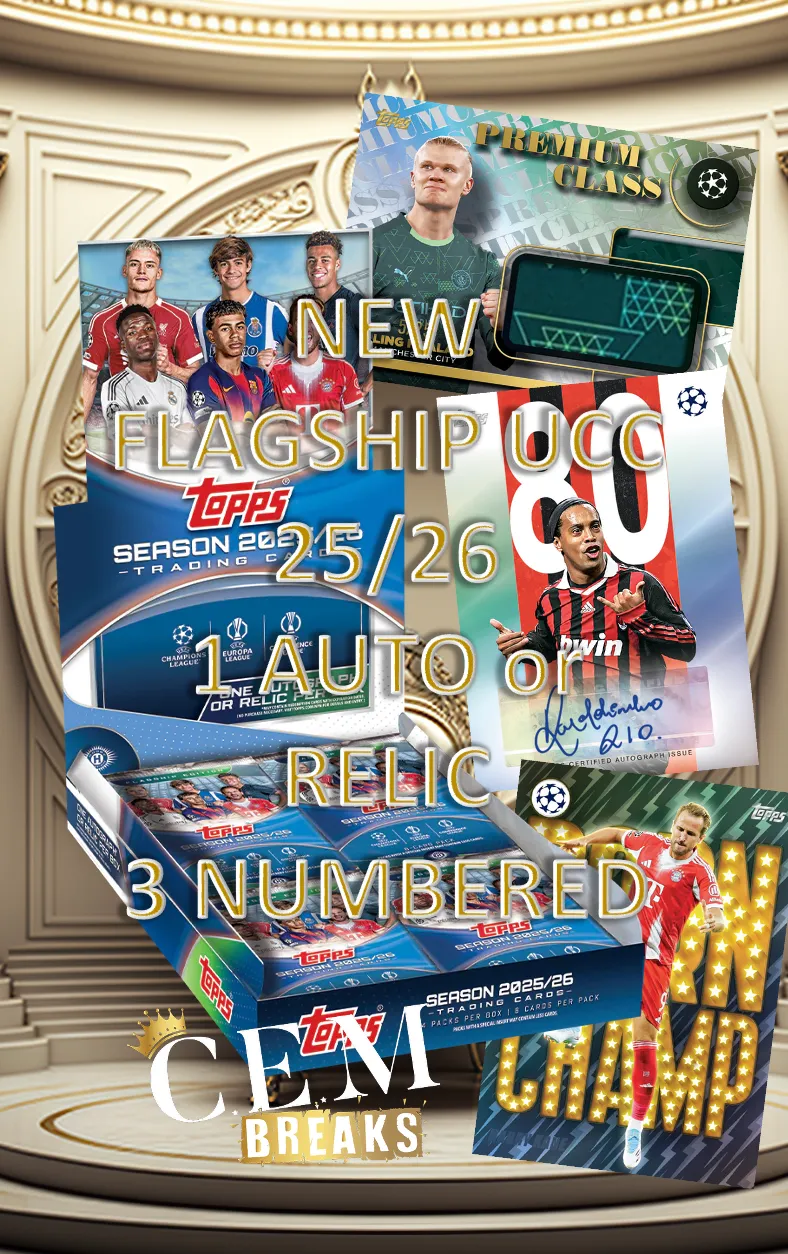 £1 NEW UCC FLAGSHIP 25/26 BOX BY BOX FRESH CASE!