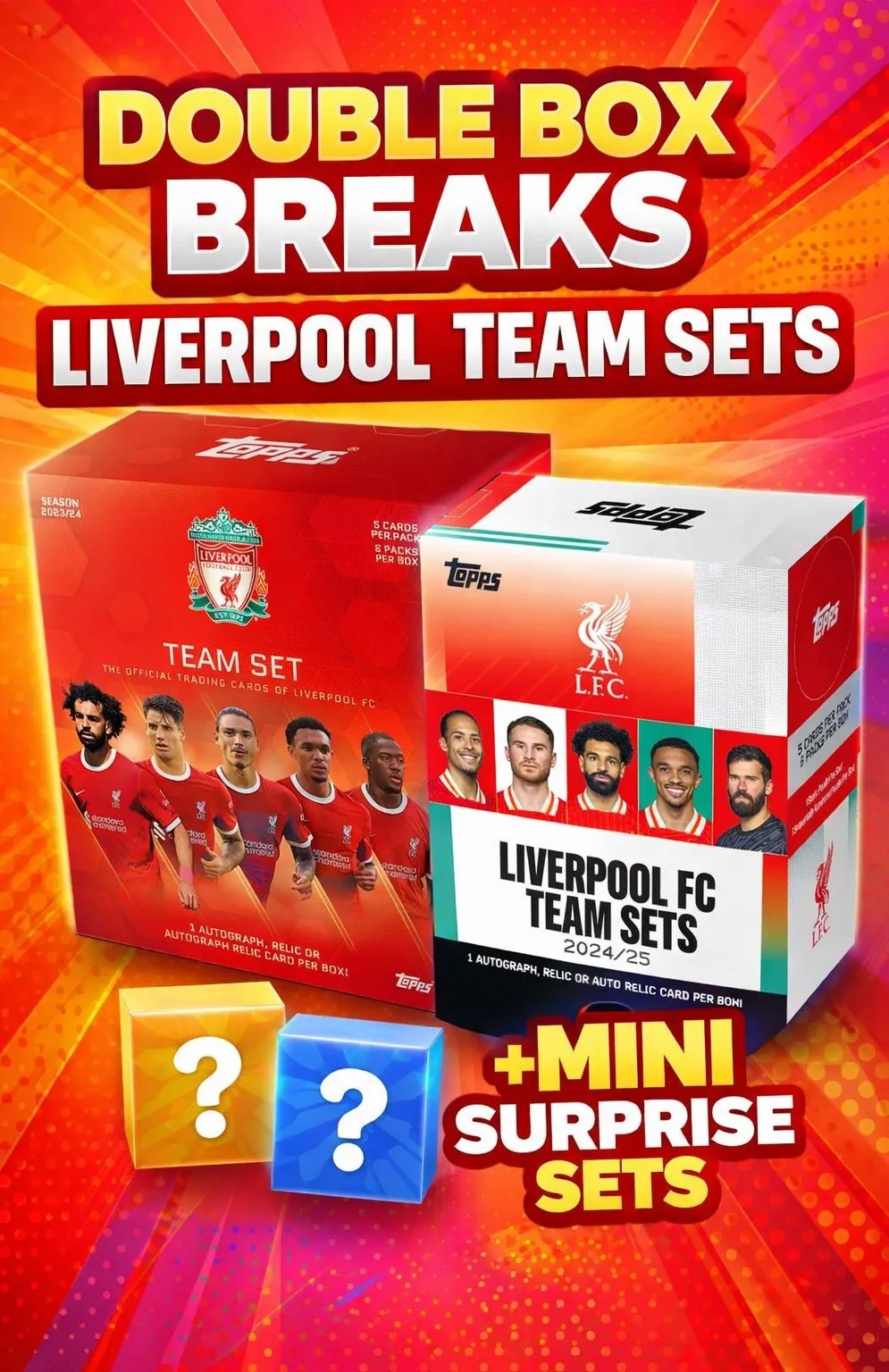 DOUBLE BOX BREAKS - LIVERPOOL TEAM SETS