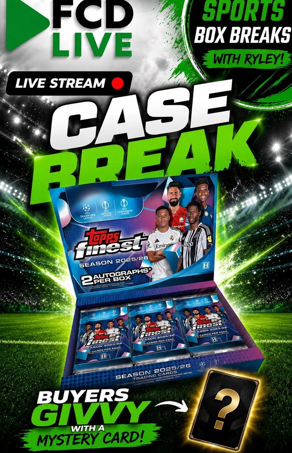 🏆CASE BREAK🏆BUYERS GIVVY🏆UCC FINEST🏆(With Ryley)