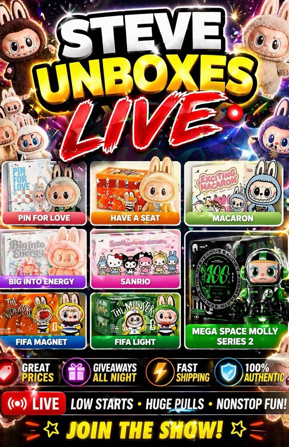 Thumbnail for live show