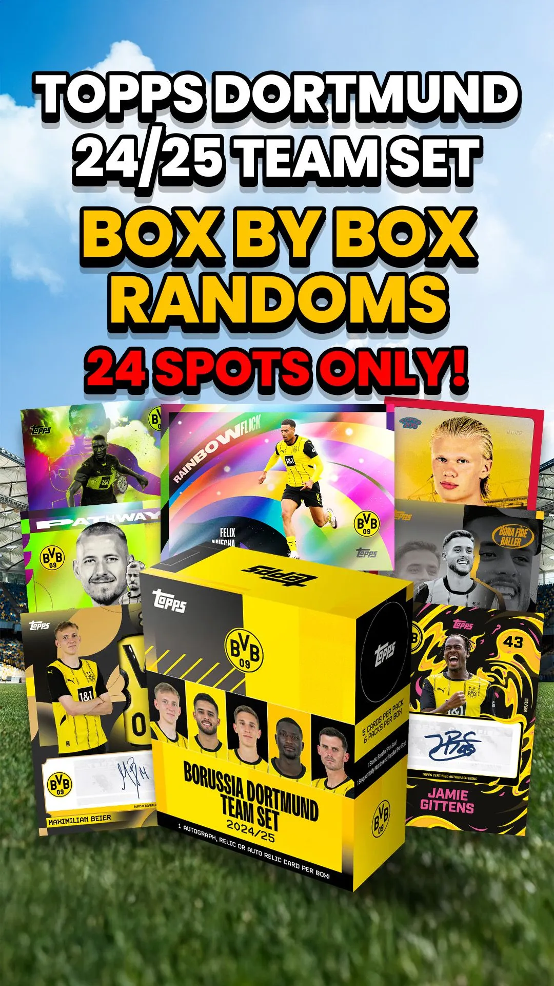 DORTMUND TEAM SETS! 24 SPOTS ONLY! GIVEAWAYS!