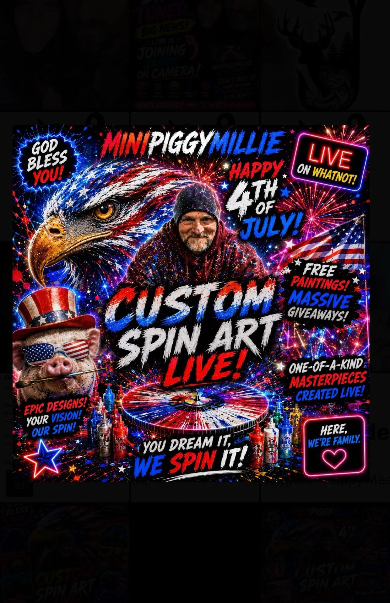 Thumbnail for live show