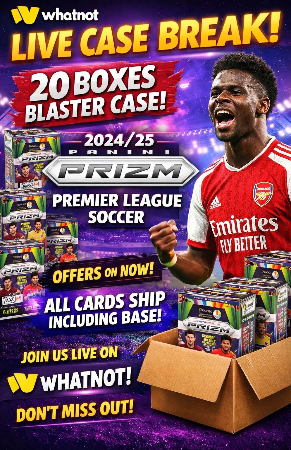🚨🔥FREE SPOTS FOR ALL🔥🚨24/25 PRIZM CASE BREAK 🚨🔥