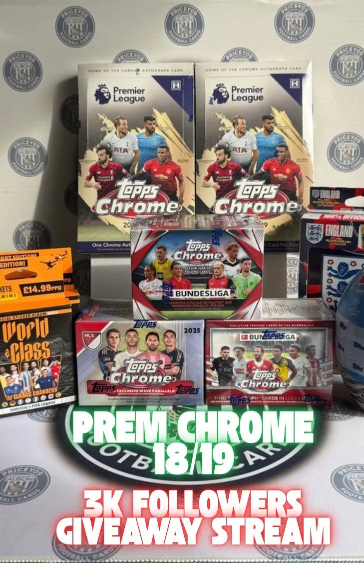 🚨PREM CHROME 18/19🚨3K FOLLOWERS GIVEAWAY STREAM🌟