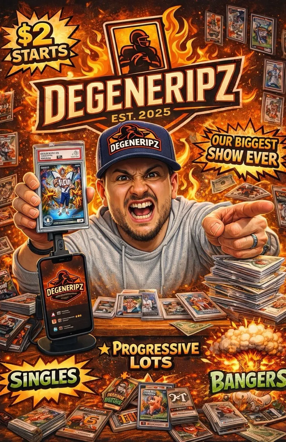 Thumbnail for live show