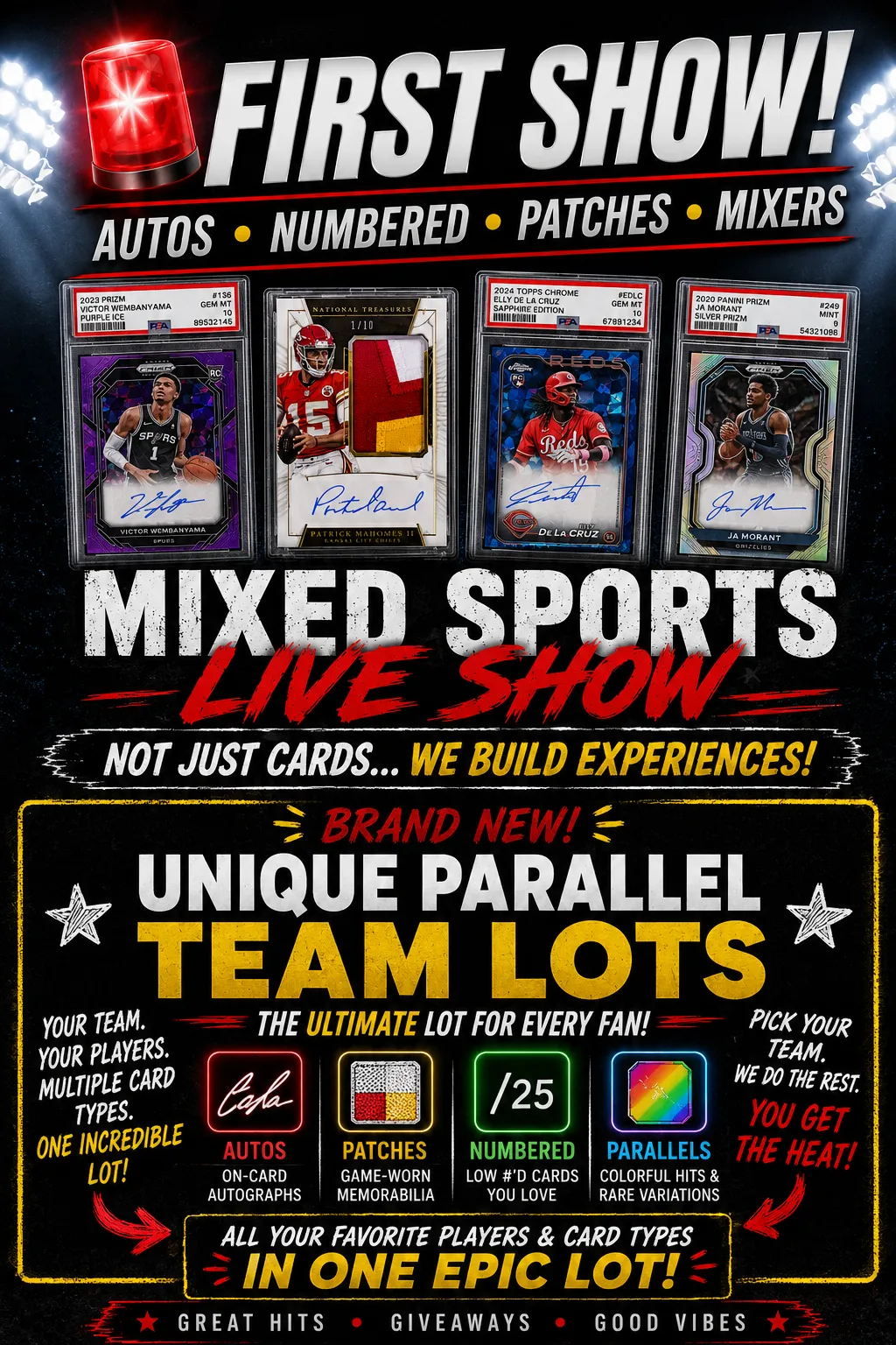Thumbnail for live show