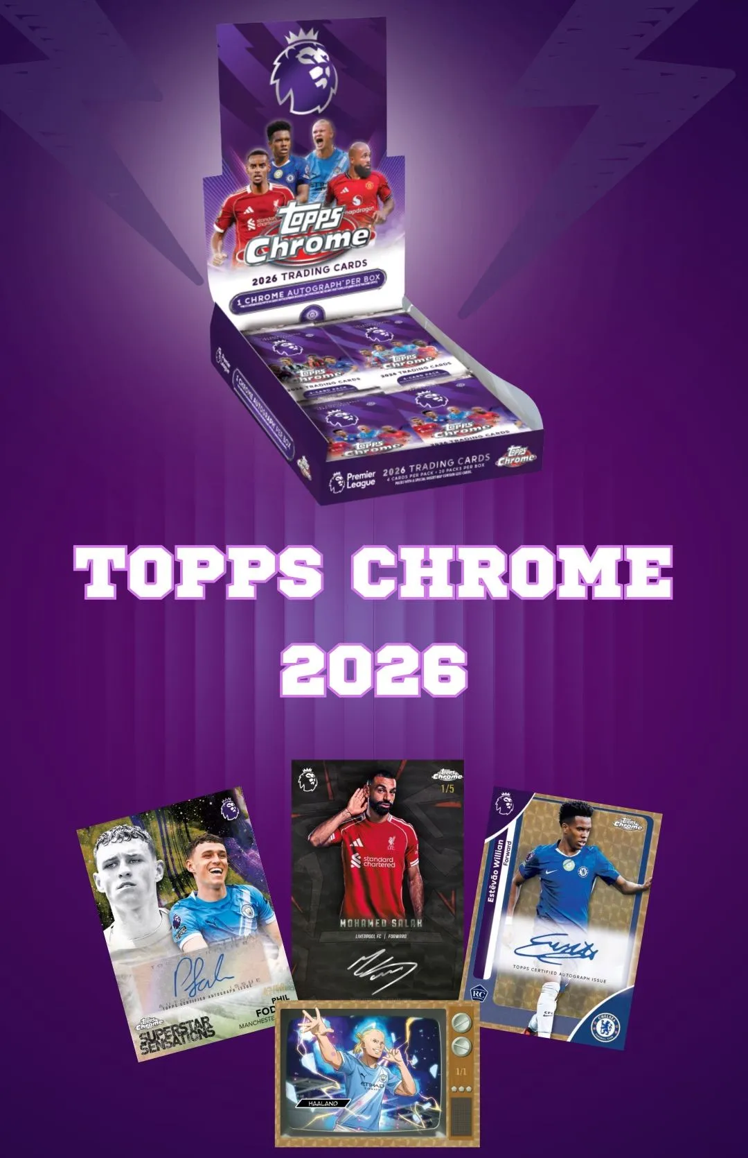 TOPPS CHROME 2026 PREMIER LEAGUE - RELEASE DAY