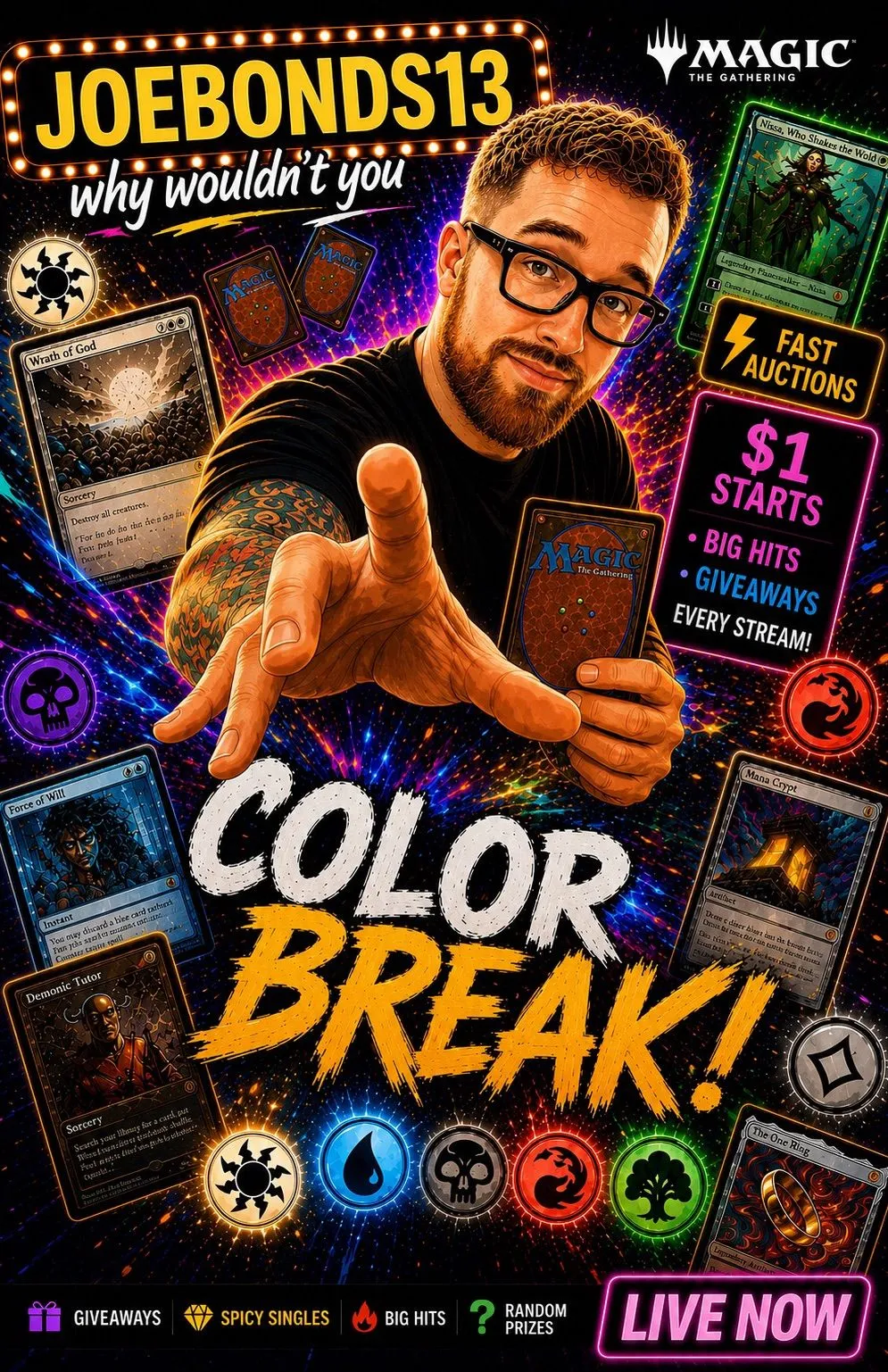 Thumbnail for live show