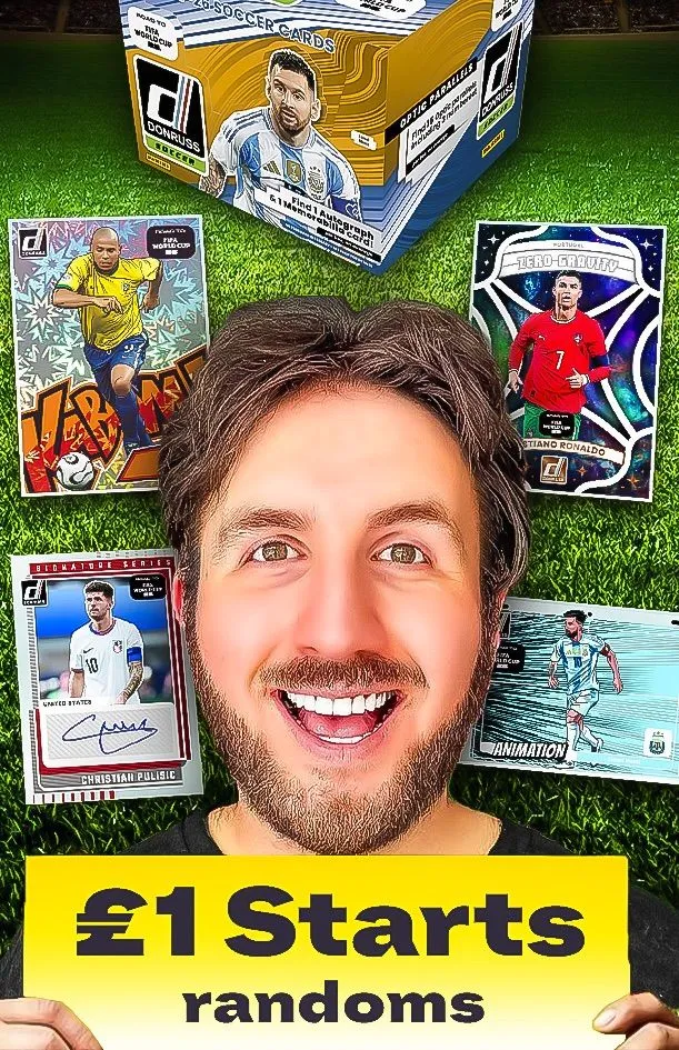 £1 STARTS 🔥 DONRUSS ROAD TO WORLD CUP RANDOM TEAMS 🔥 NEW RELEASE 😍