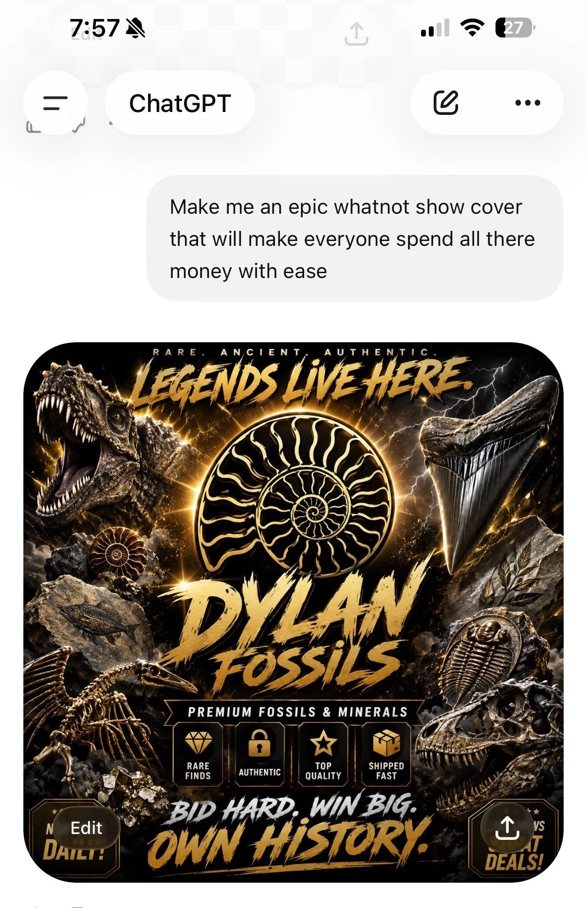 Thumbnail for live show