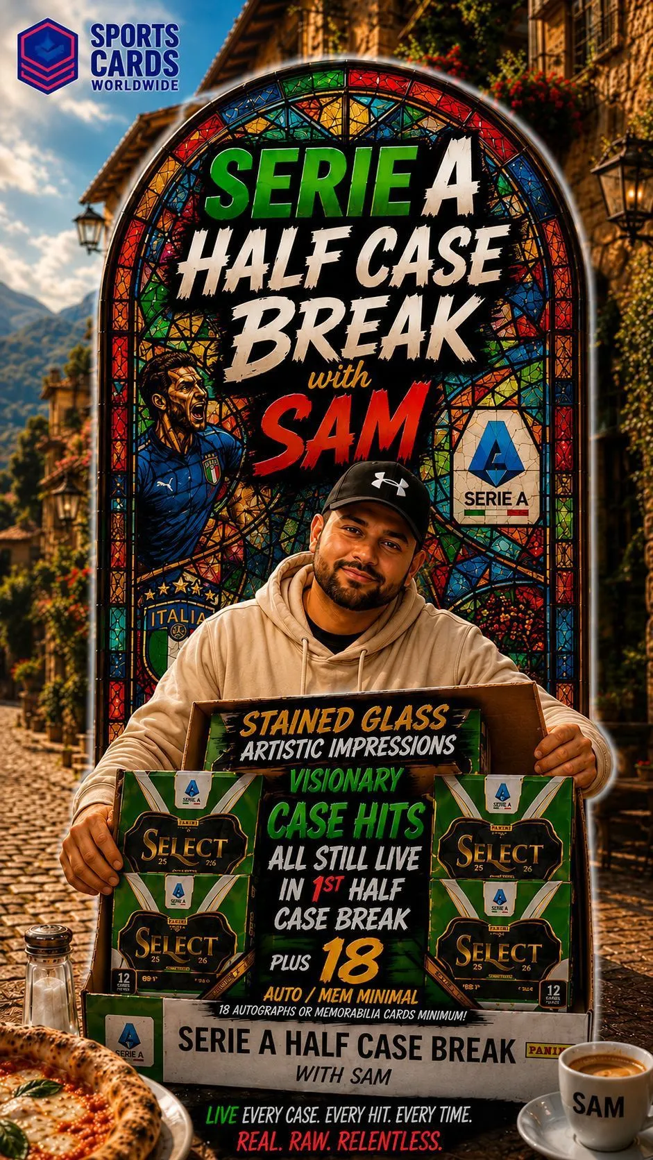 SERIE A SELECT HALF CASE BREAK With Sam