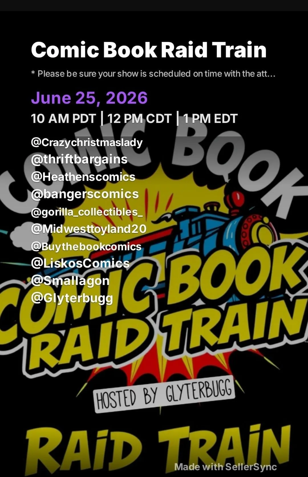 Thumbnail for live show