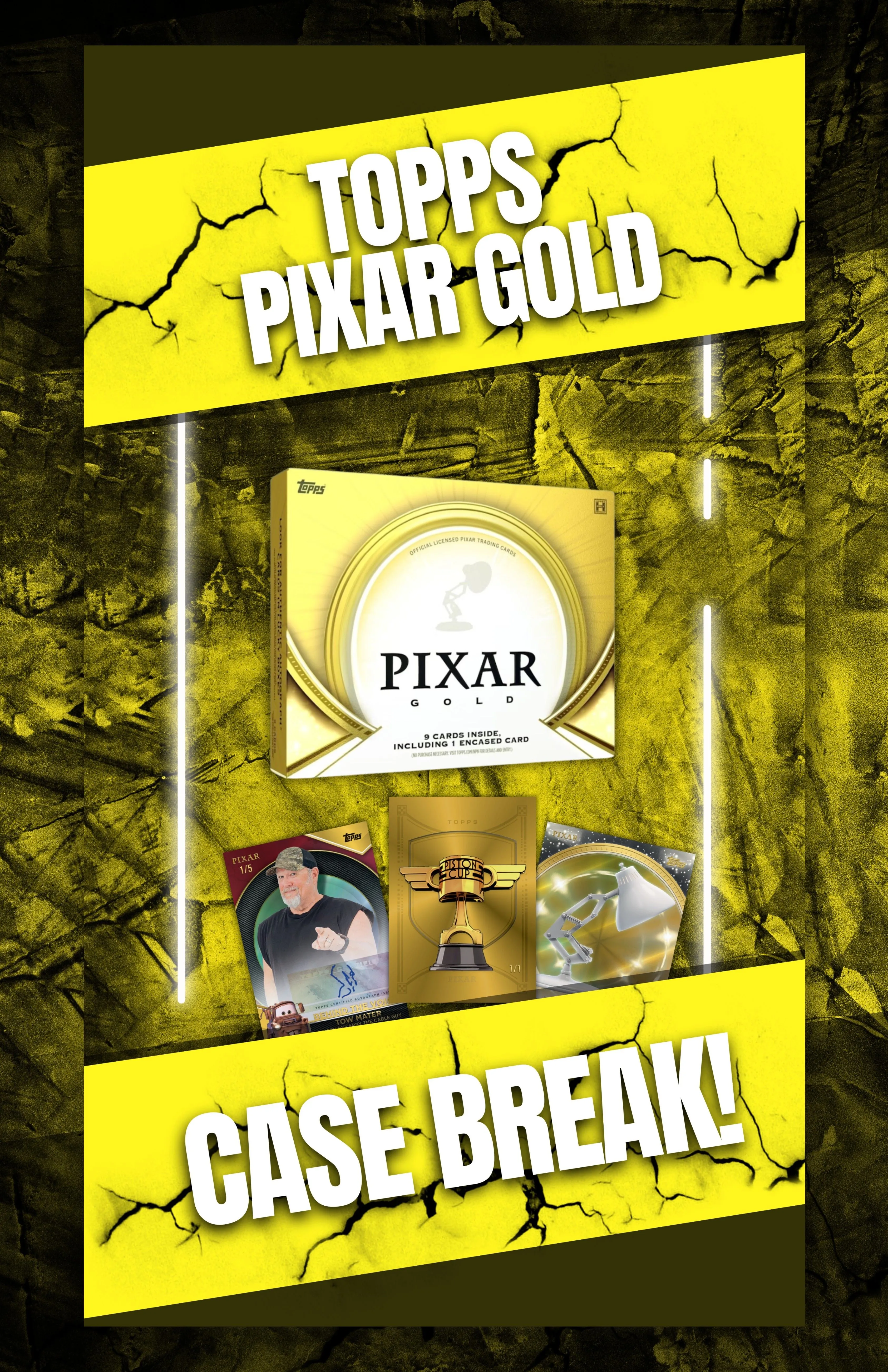 TOPPS PIXAR GOLD CASE BREAK! (6 BOX)