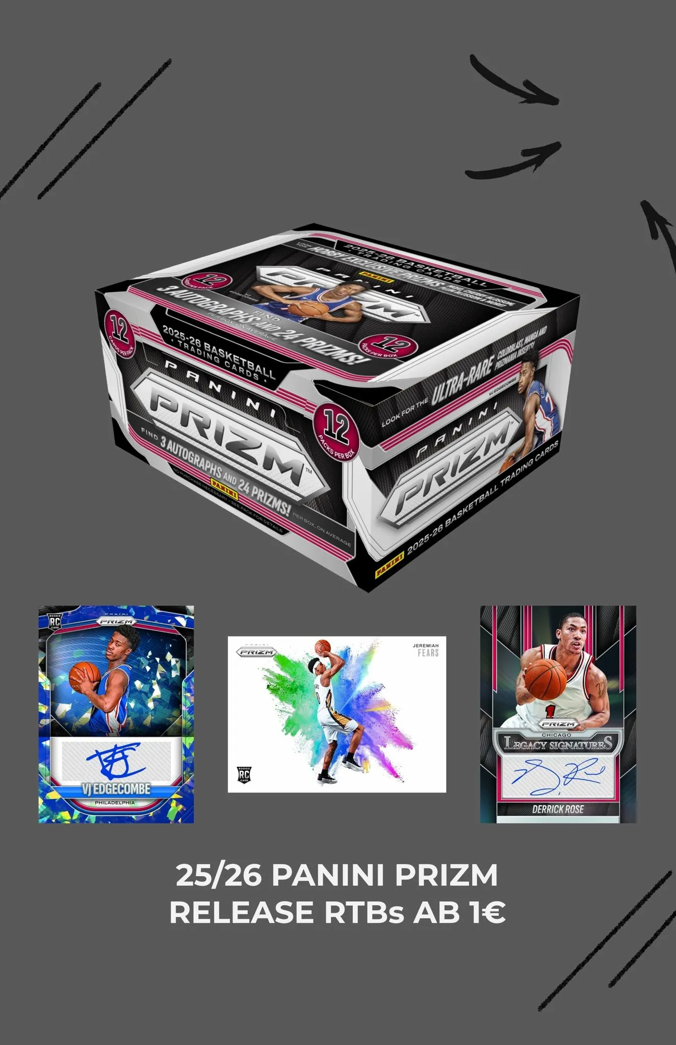 🇩🇪 🔥 25/26 PANINI PRIZM RELEASE RTBs 🔥