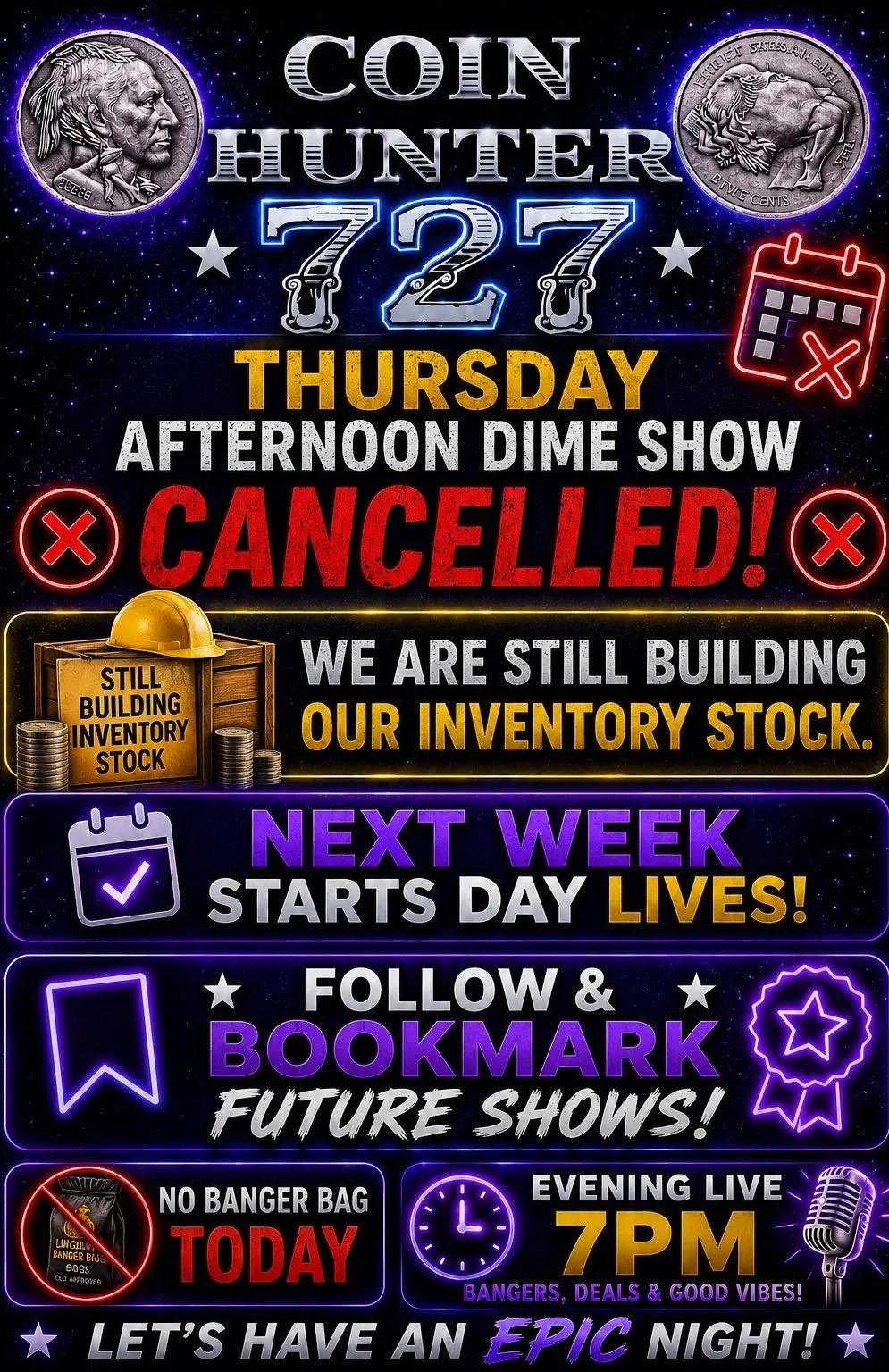 Thumbnail for live show