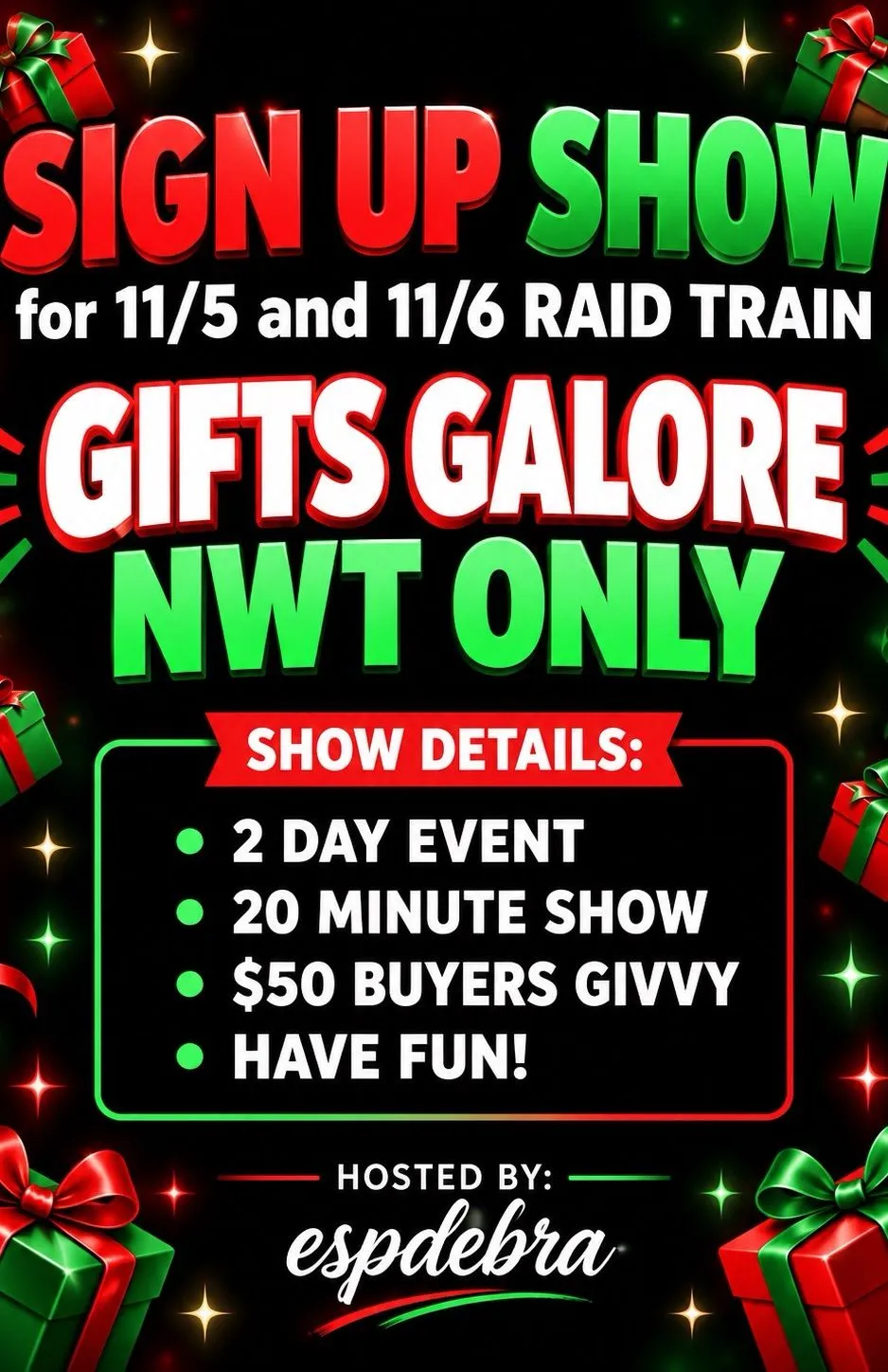 Thumbnail for live show