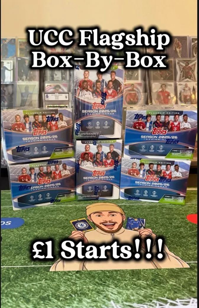 £1 Starts!!! Topps UCC Flagship Box-By-Box