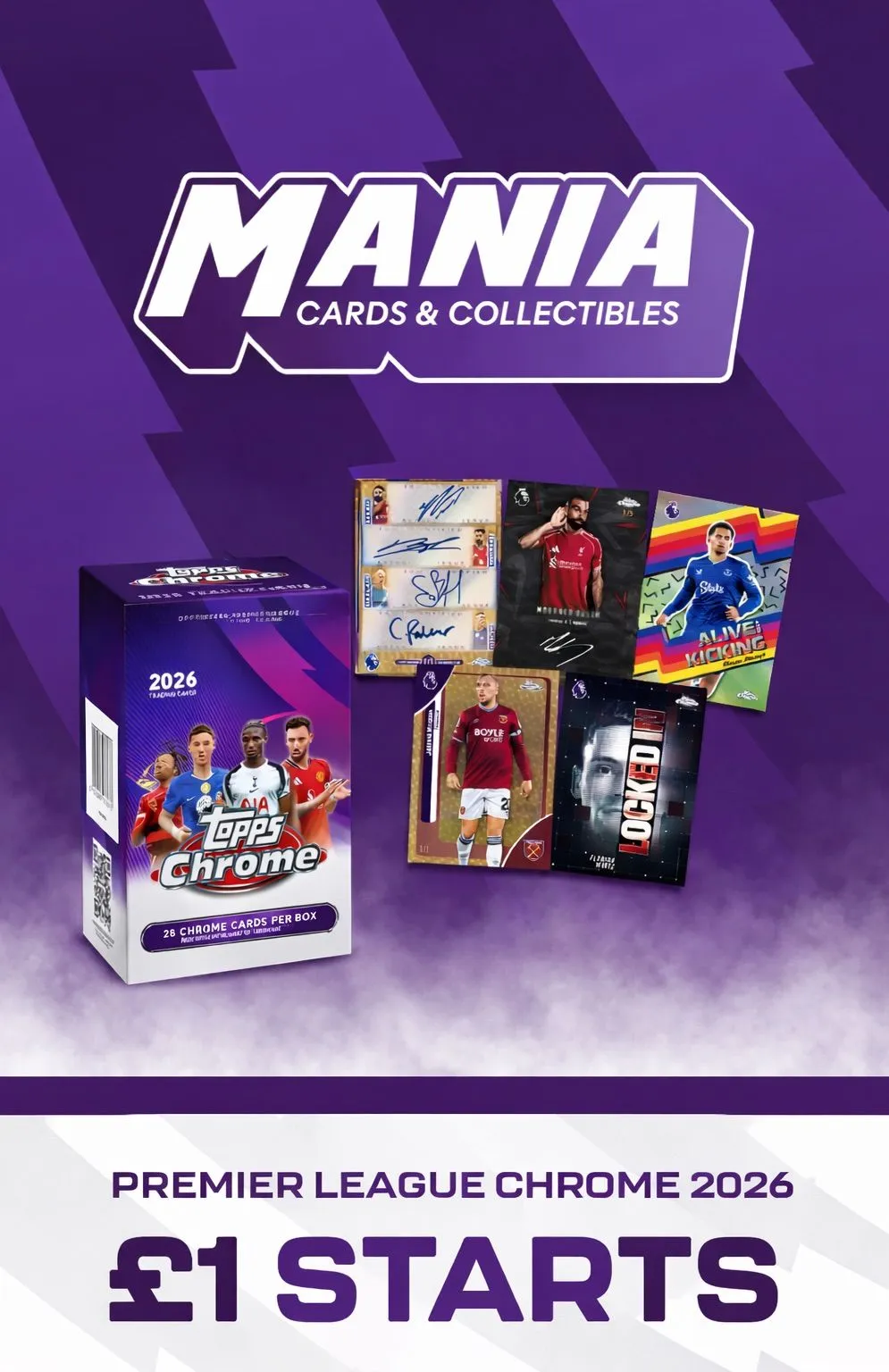 £1 STARTS EPL CHROME BLASTERS - MAC