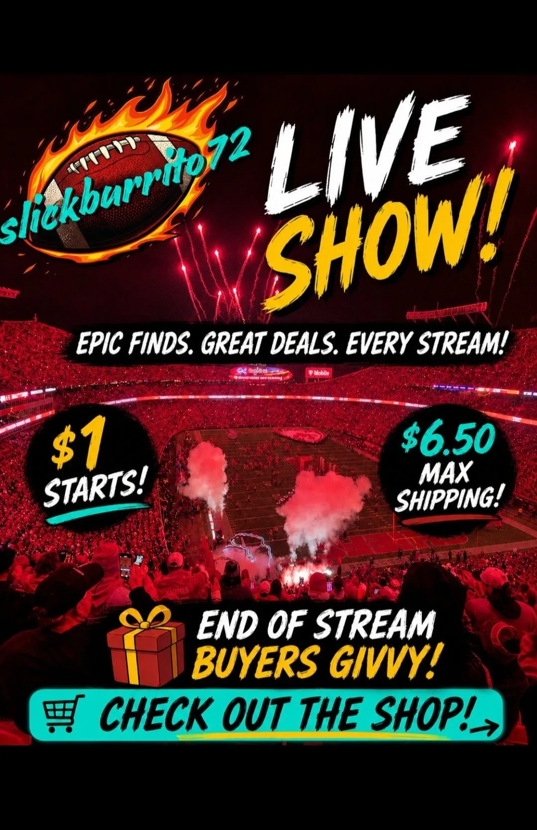 Thumbnail for live show