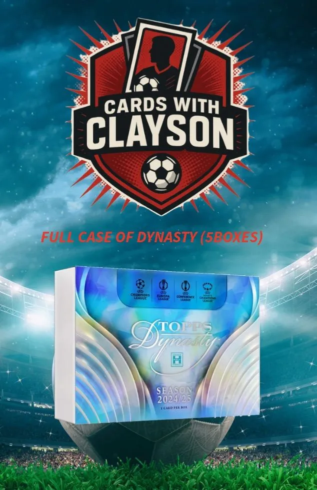 TOPPS DYNASTY FULL CASE BREAK (5BOXES)
