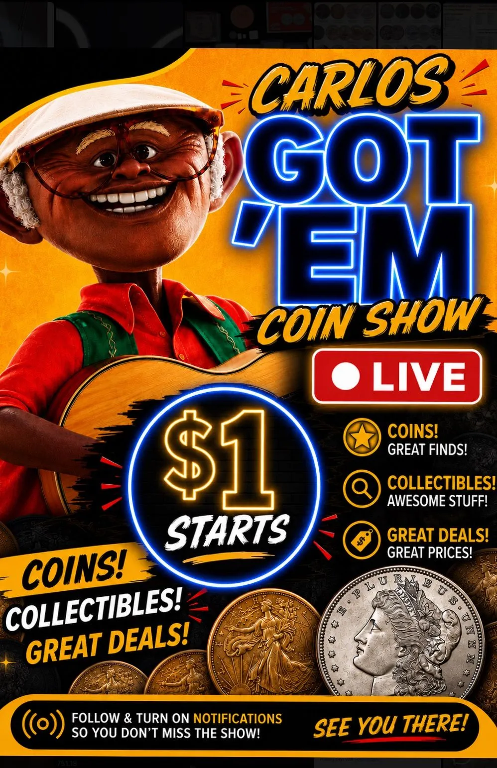 Thumbnail for live show
