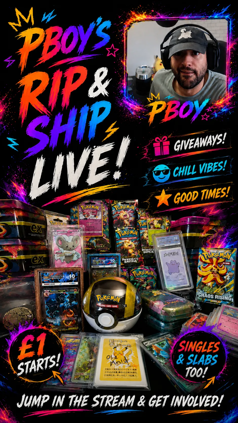 Thumbnail for live show