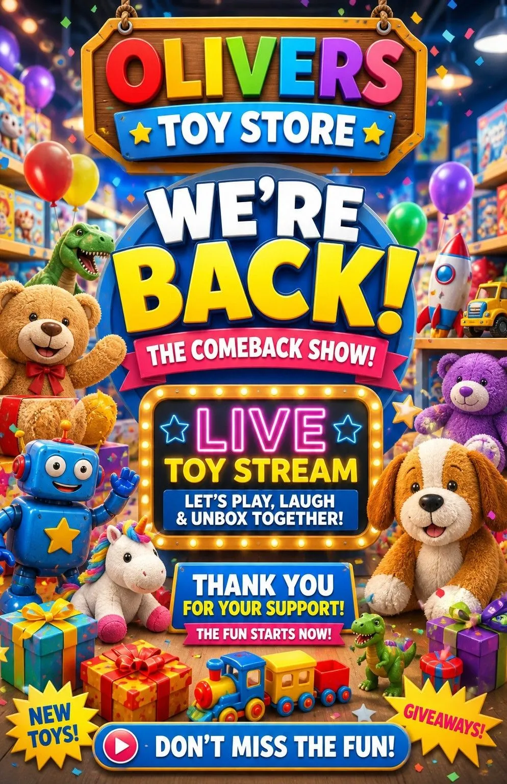 Thumbnail for live show