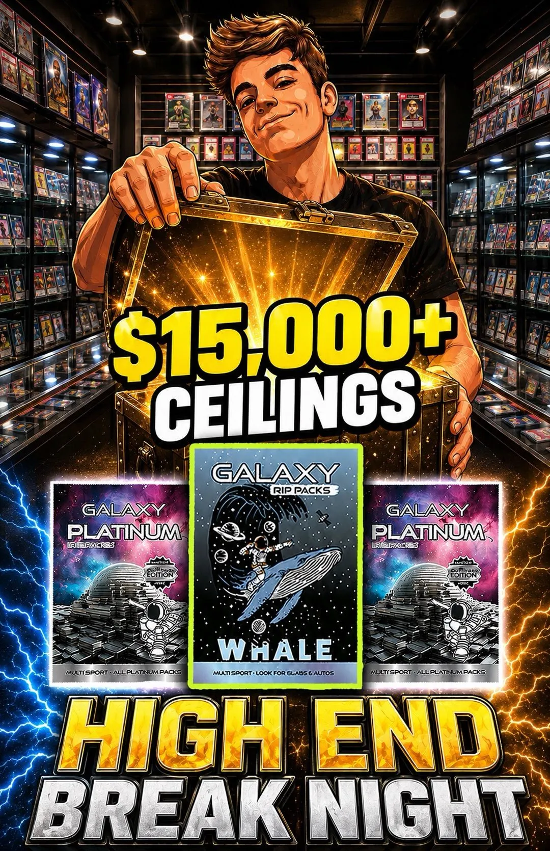 🎟️MASSIVE BREAKS: $1 STARTS W $15K WHALES!🐳
