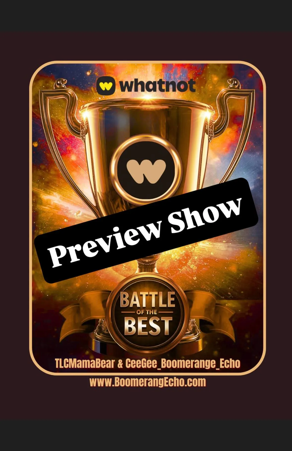 Thumbnail for live show