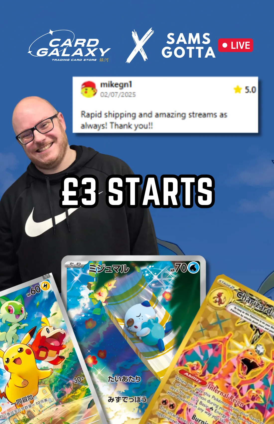 Thumbnail for live show