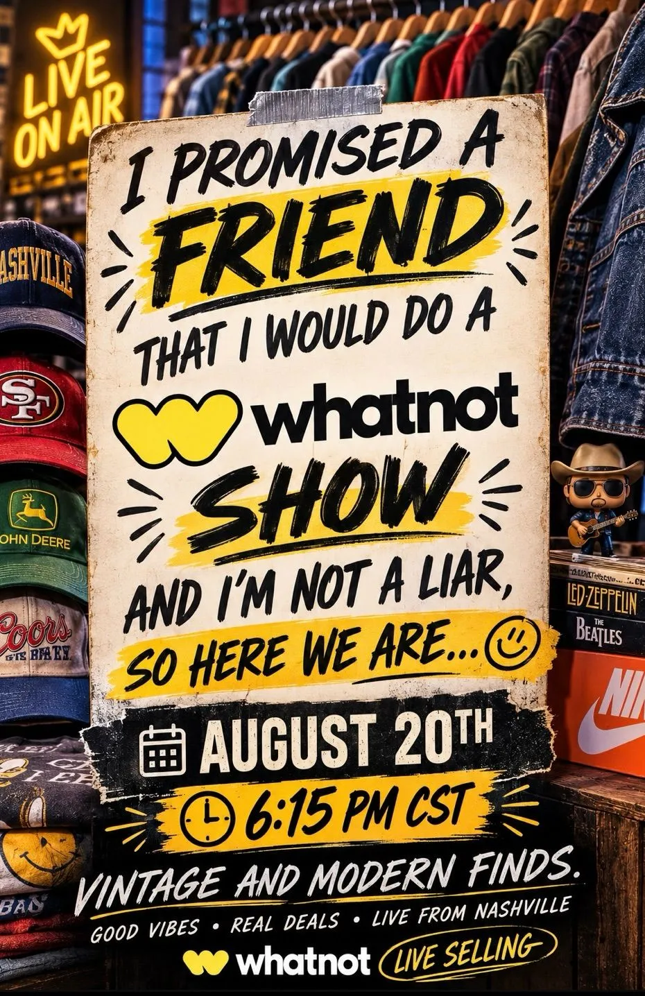 Thumbnail for live show