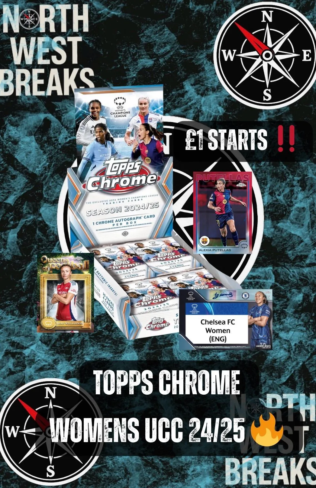 24/25 WOMENS WEDNESDAYS UCC Chrome Hobby 🔥