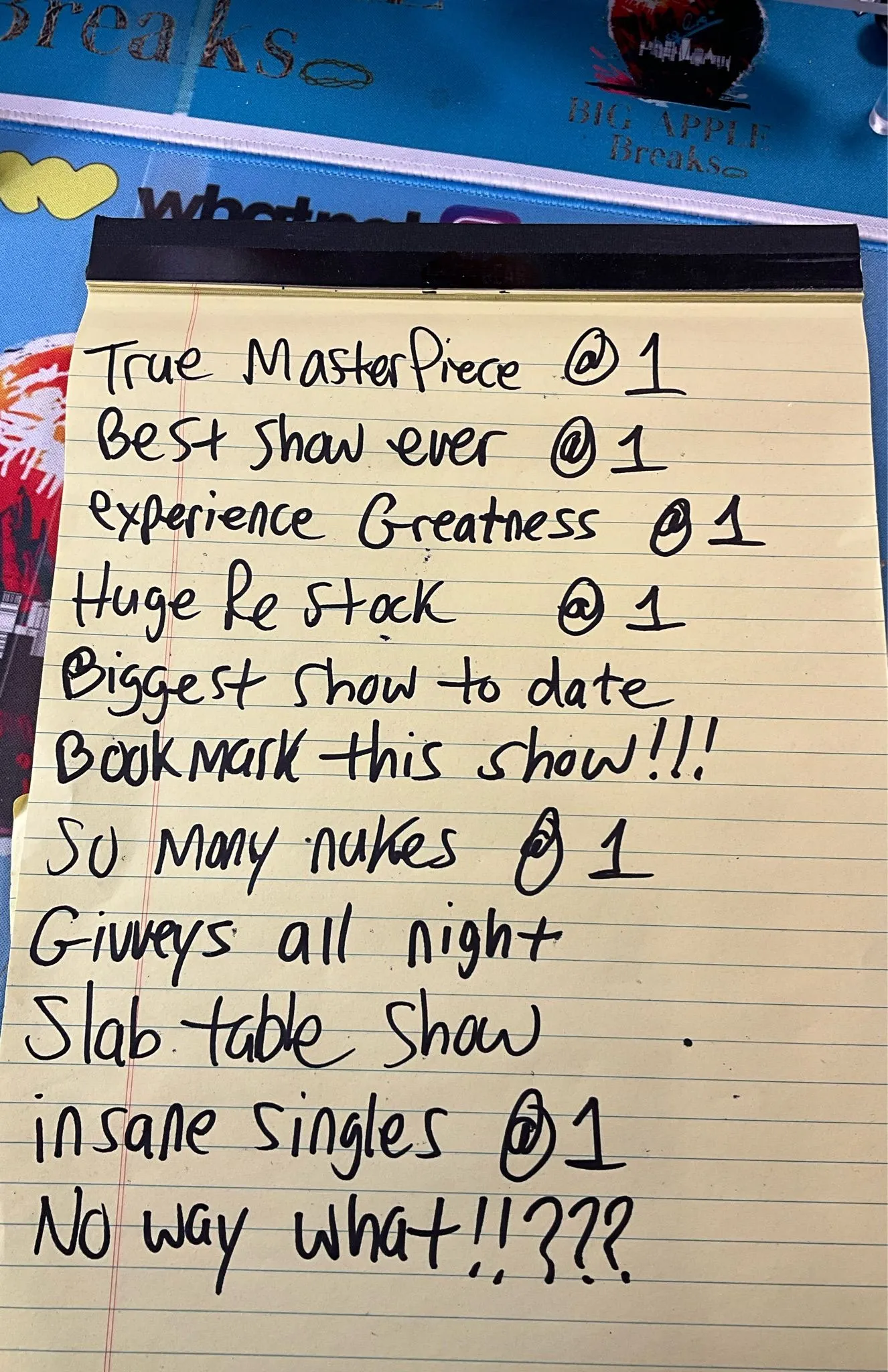 Thumbnail for live show
