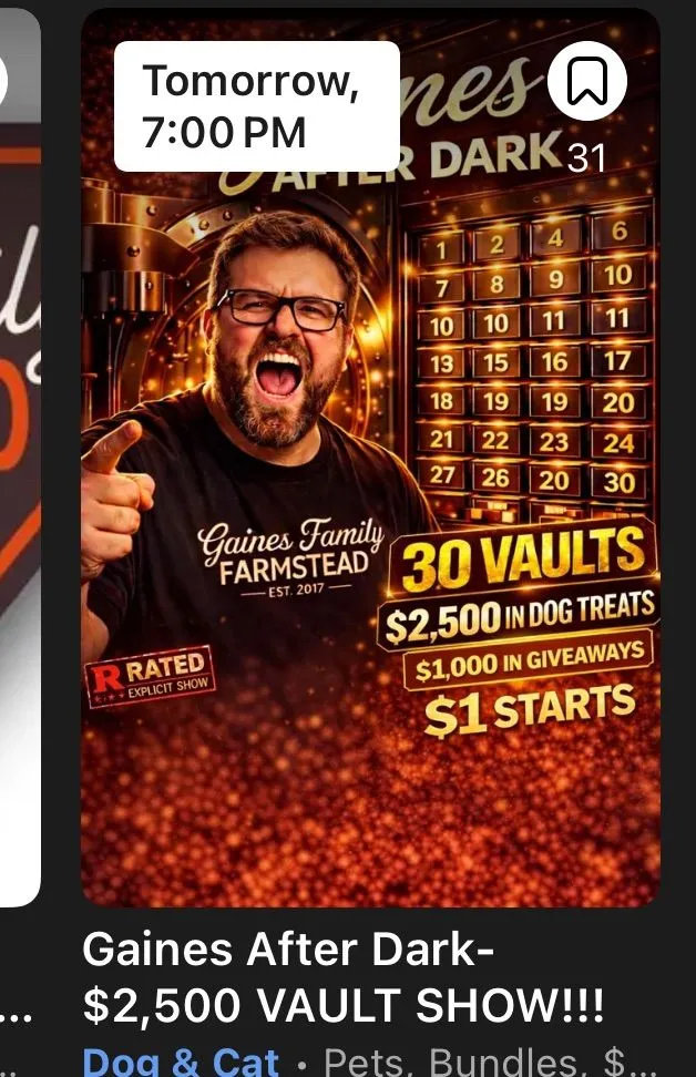 Thumbnail for live show