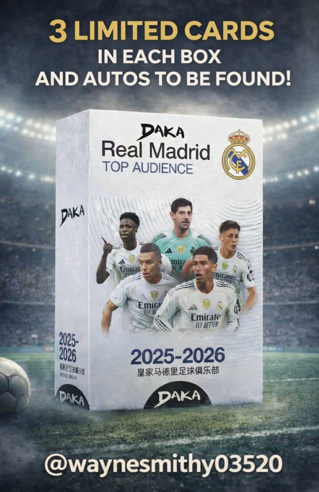 £2 Spin Daka Real Madrid Top Audience 2025-26