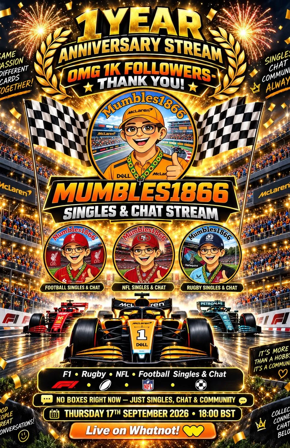 Thumbnail for live show