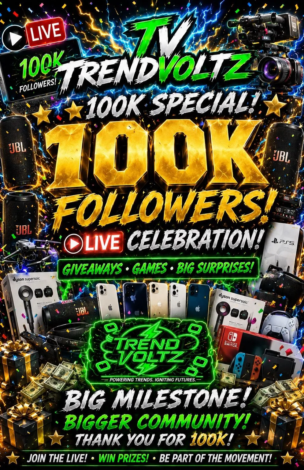 Thumbnail for live show