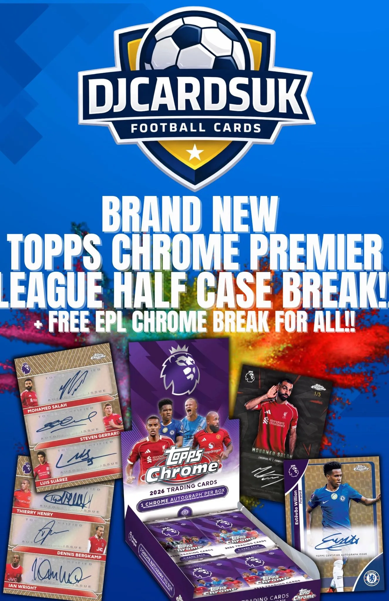 PREM CHROME HALF CASE BREAK!! SPOTS LIVE & OFFERS ON!! + FREE EPL CHROME BREAK FOR ALL!! 🤩🔥