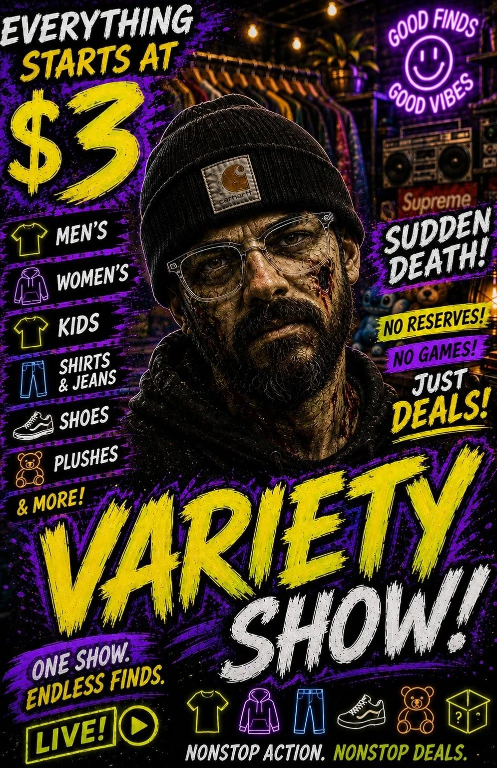 Thumbnail for live show