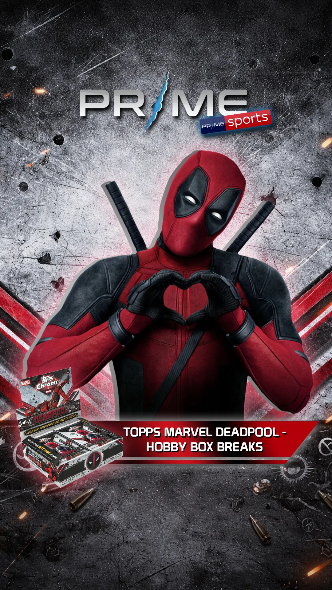 £1 STARTS 4x Blasters-TOPPS CHROME DEADPOOL - RANDOMS🎱☠️