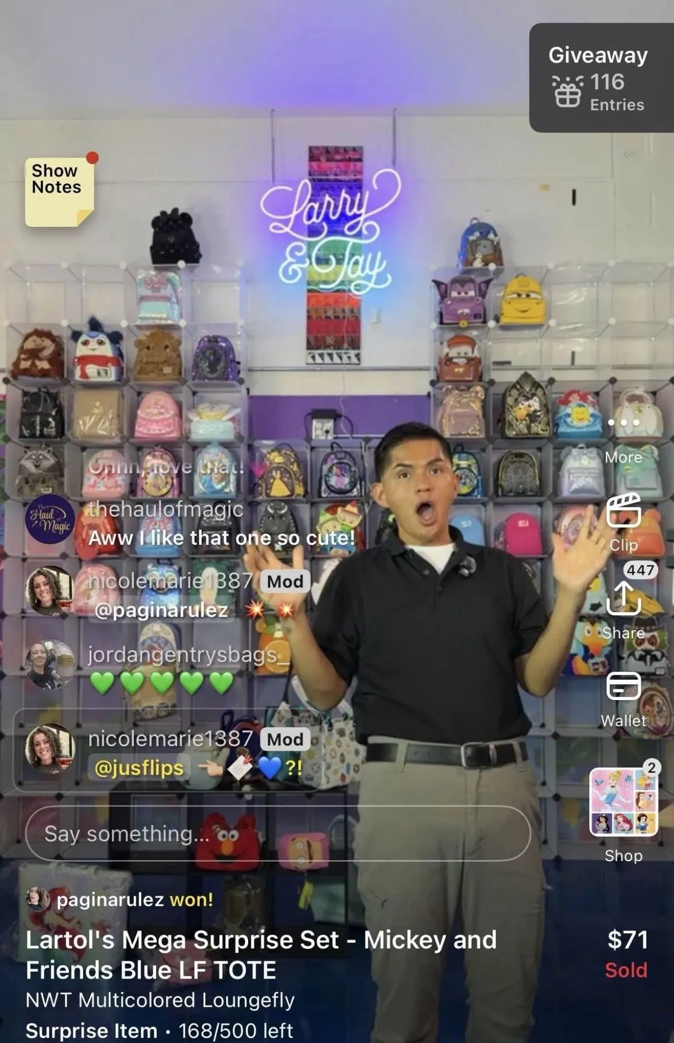 Thumbnail for live show