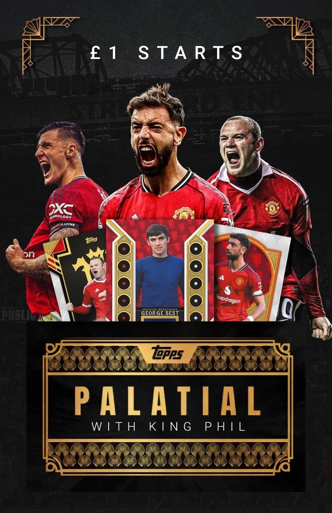 £1 START! MANCHESTER UNITED PALATIAL! MAN U, MAN UTD