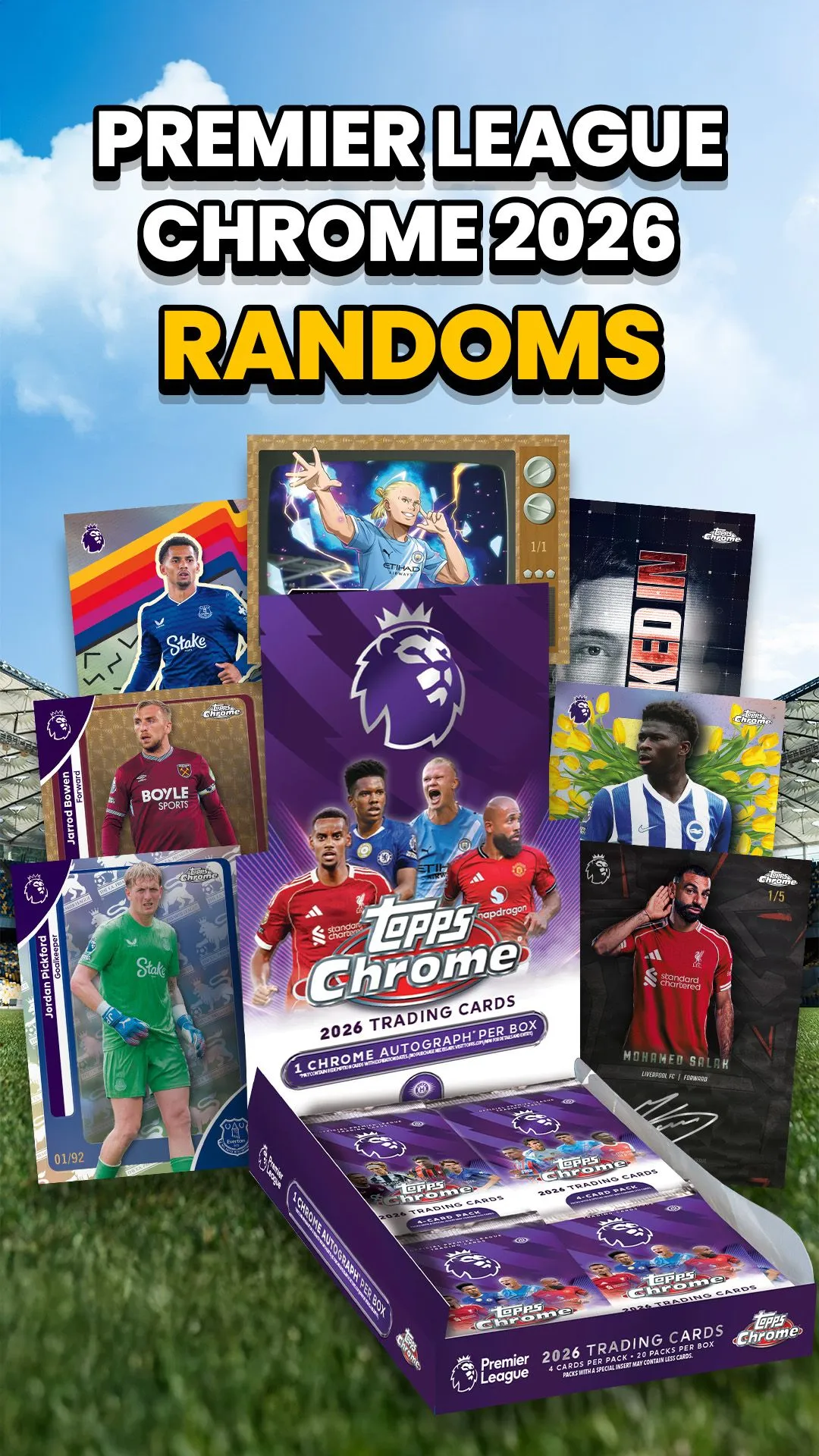 TOPPS PREMIER LEAGUE CHROME 2026 RANDOMS!!!!!