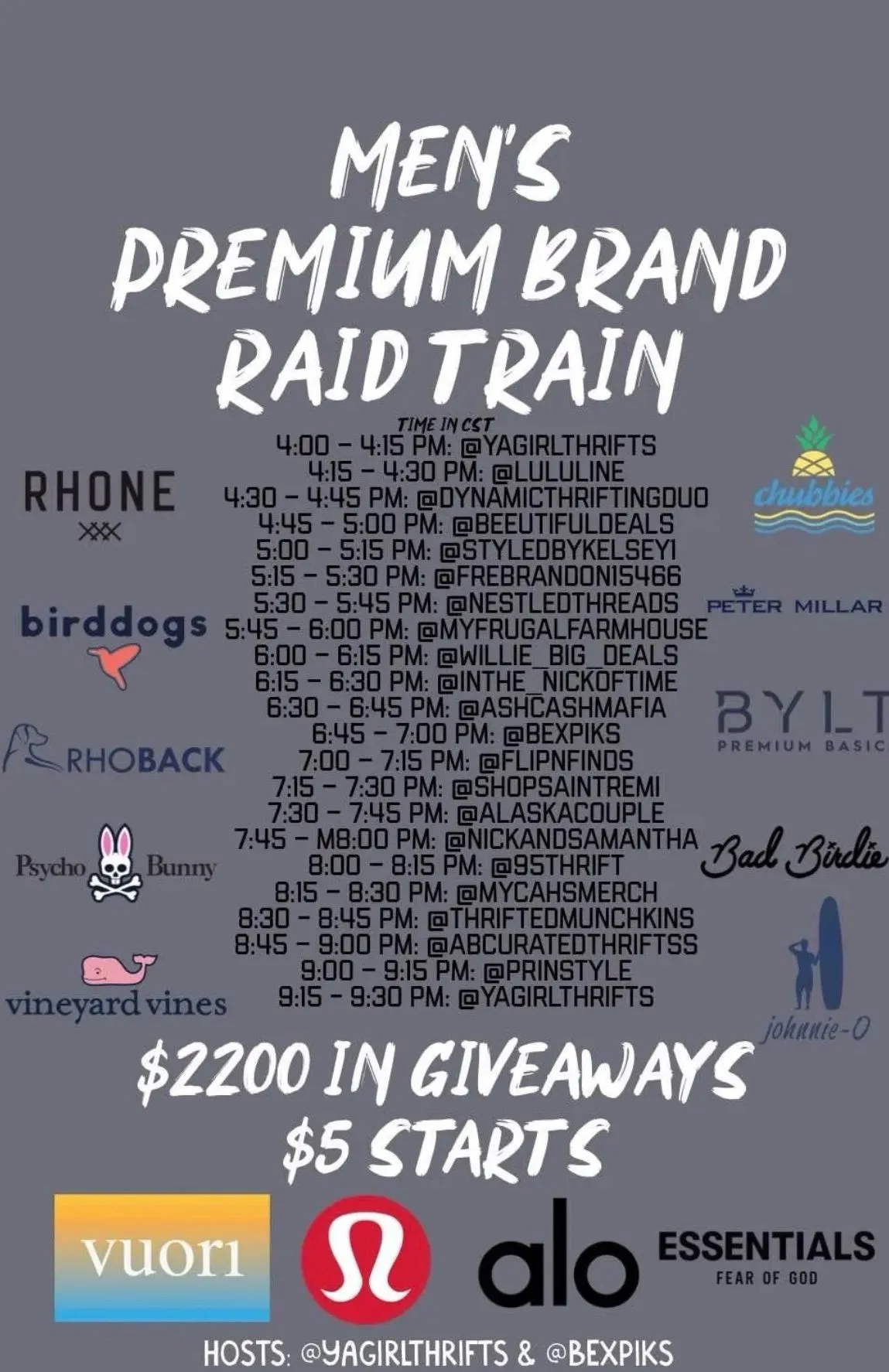 Thumbnail for live show