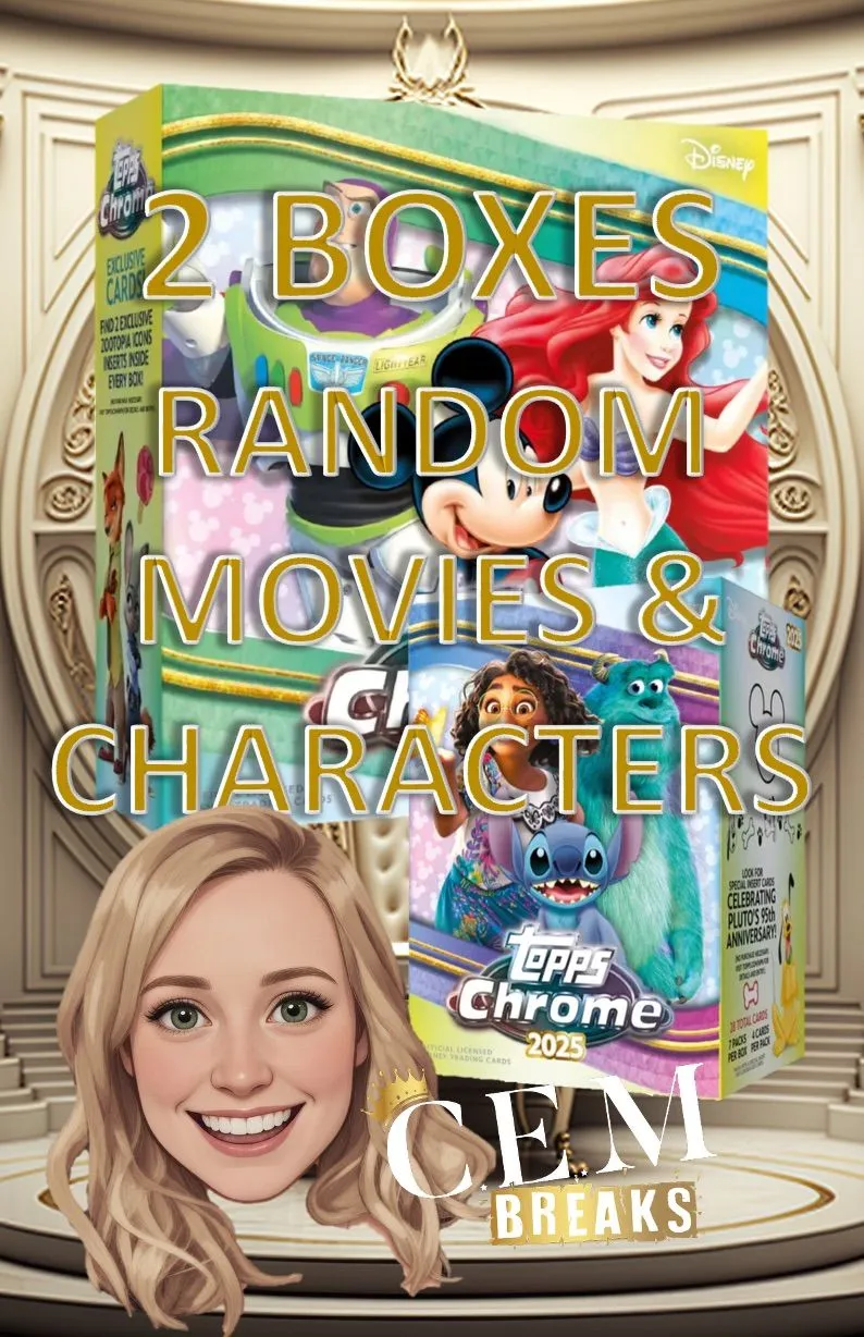 🇬🇧 £1 DISNEY CHROME DOUBLE BOX & GIVEAWAYS!!