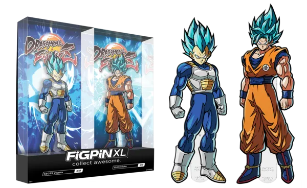 Product image for SSS Vegeta & SSGSS Goku 2-pack (2019 SDCC CON LE 1500)[FIGPING XTRA LARGE X18/X19] | Anime Dragonball Z