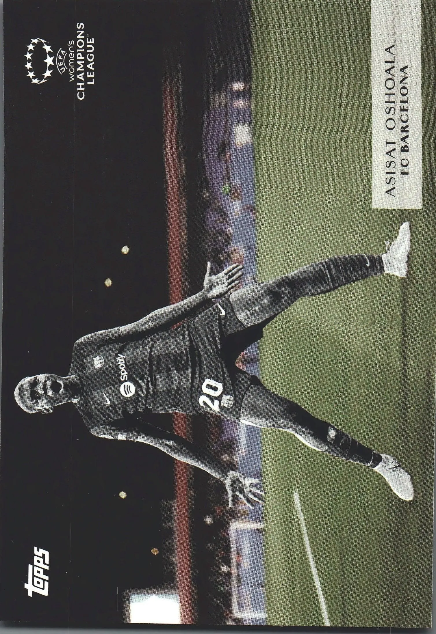 2023 Topps Simplicidad UCC Asisat Oshoala FC Barcelona Femeni